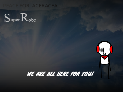 PEACE FOR Aceracea! (remix this and put ur name!)