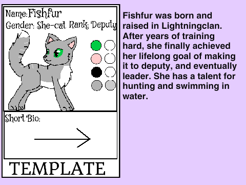Lightningclan RPG Sign Up - Fishfur