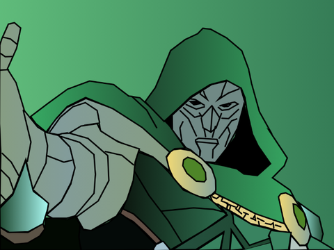 Dr Doom Drawing