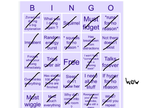 ADHD bingo OG!!!!! remix