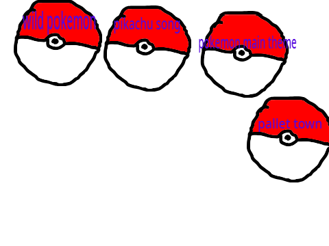 scratch Pokémon songs