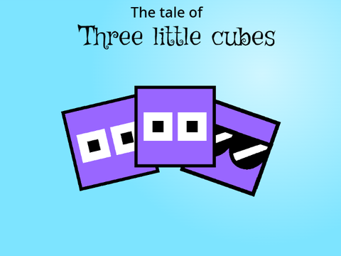 Three little cubes