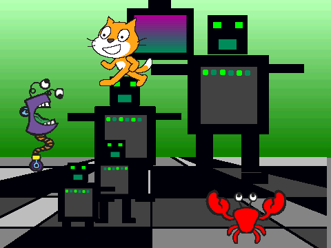 Add yourself dancing with robots!
