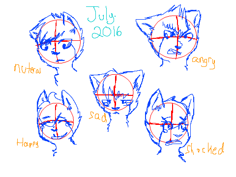 Cat doodles (RE-DRAW RE-UPLOAD)