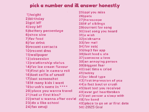 Send me a Number and I'll Honestly Answer! remix remix remix
