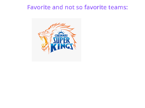Rating cricket teams(IPL)