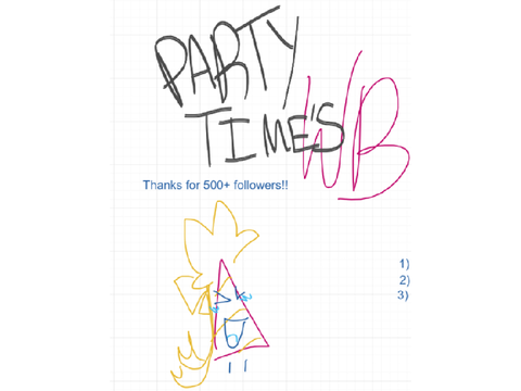 500+ Follower Whiteboard!!!