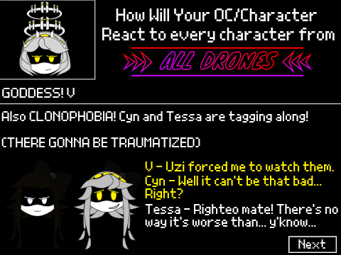 Your Oc/Au reaction to ALL DRONES remix