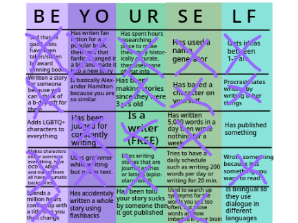 Writer Bingo remix