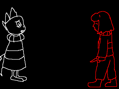 Oh No! Undertale Lineart MAP|3