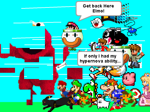 Add yourself trying to catch ELMO Gamer's Edition remix-2 remix remix remix remix remix remix