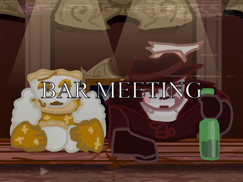 bar meeting. // dandys world animation