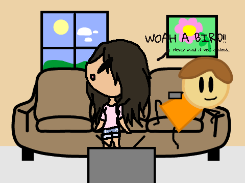 Add Yourself Watching TV