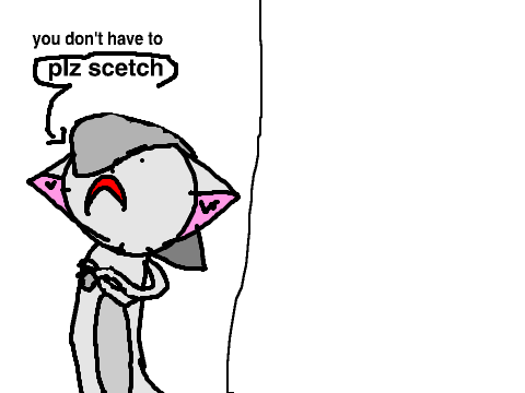 Give me your characters and i'll draw it poorly made. remix