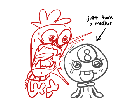 Dandys world doodles oh yea