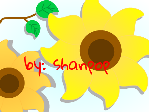 Sunflower Landsacape Speed draw