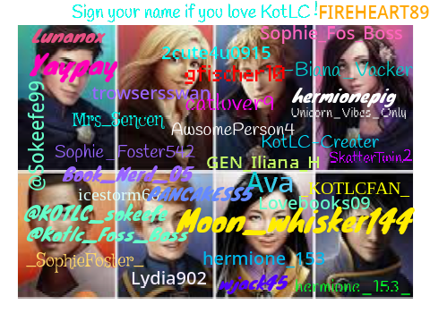 Sign your name if you love KOTLC!! ❤ ♡ ❤   remix remix remix remix remix remix remix remix re… remix