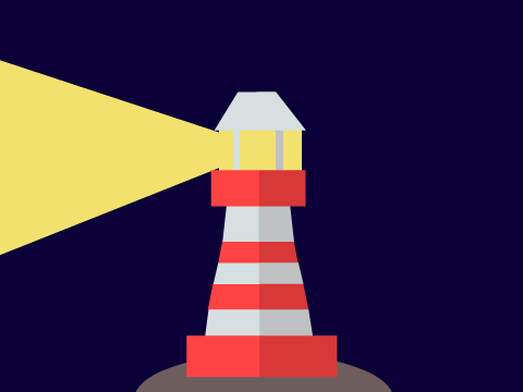 Flat lighthouse!