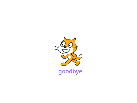 a final (formal) thank you and goodbye.