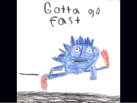 sonic waits for Sanic to be done with his run