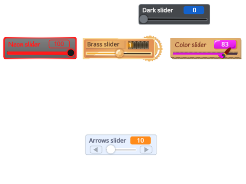 Random Sliders