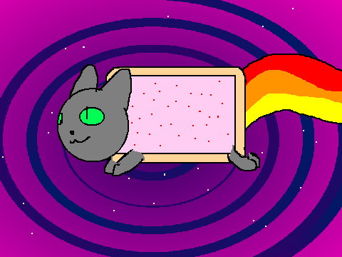 Test animation: Nyan cat (easter egg!!!!!!)