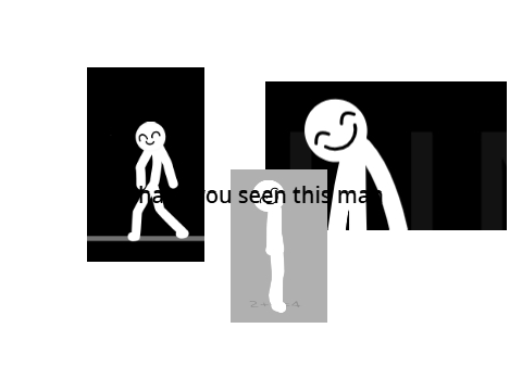 the smiley face man...