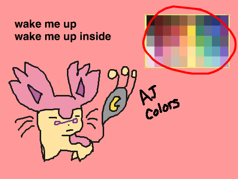 AJ color MEME remixy thingie