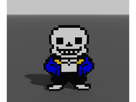 MagicaVoxelサンズ