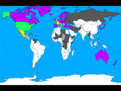 The Countries That I've Been To