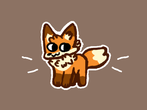 Fox drawing⋆.˚ ★—