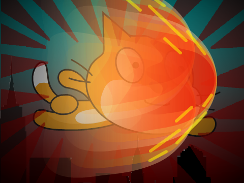 Scratch Cat Be Flying! :O