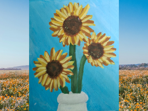 Sunflower Painting