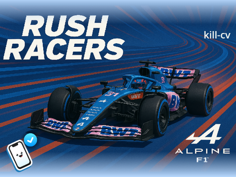 ⚙️ Rush Racers / by kill-cv and Alpine F1 Team #f1 #game #all #games #trending