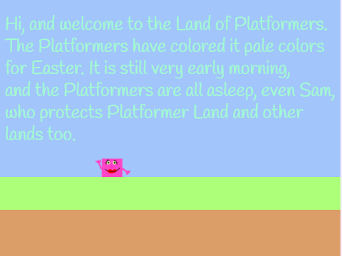 Pam platformer! (An easter surprise)