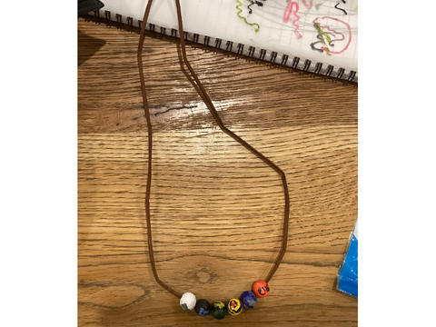 Homemade Camp Half Blood beaded necklace