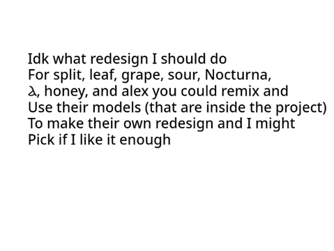 !!New redesigns!! remix