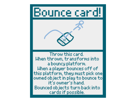 Bounce card!