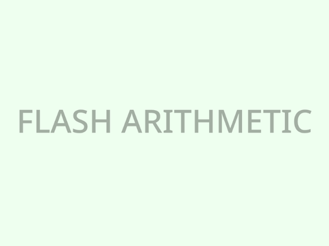 Flash Arithmetic