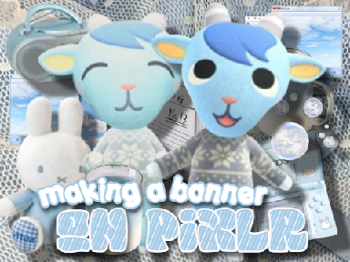 ᯓ★ act 6 :: making a banner on pixlr ?!