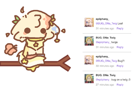 Bug, on a twig