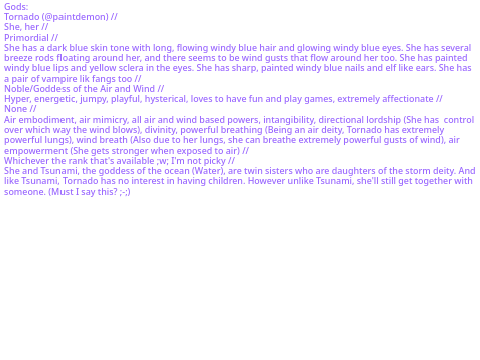 Bio #5 for the enchanted forest rp
