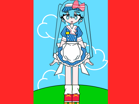 Mesmerizer Miku drawing