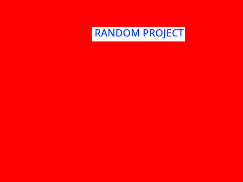 Random project