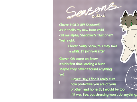 Seasons Dubbed Batch 7 - Clover Audition
