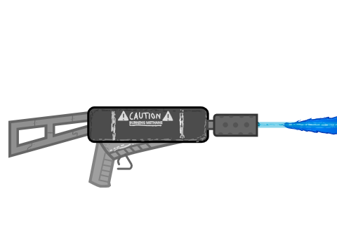 Methane Flamethrower