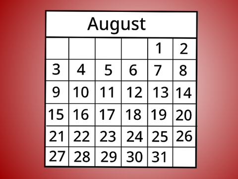Happy August!