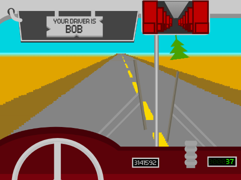 Desert Bus 3D with the tow truck
