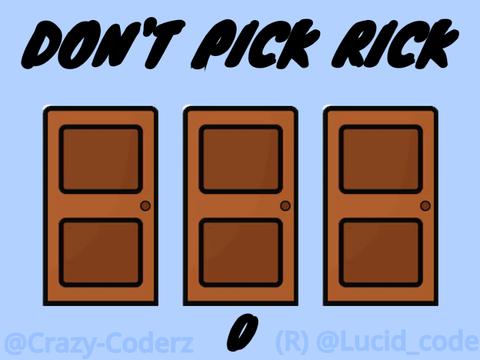 DON'T PICK RICK but it’s easier