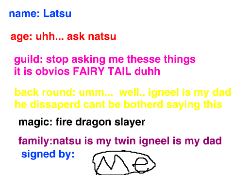 my OC latsu